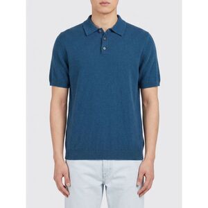 Roberto Collina Polo Shirt Men Blue